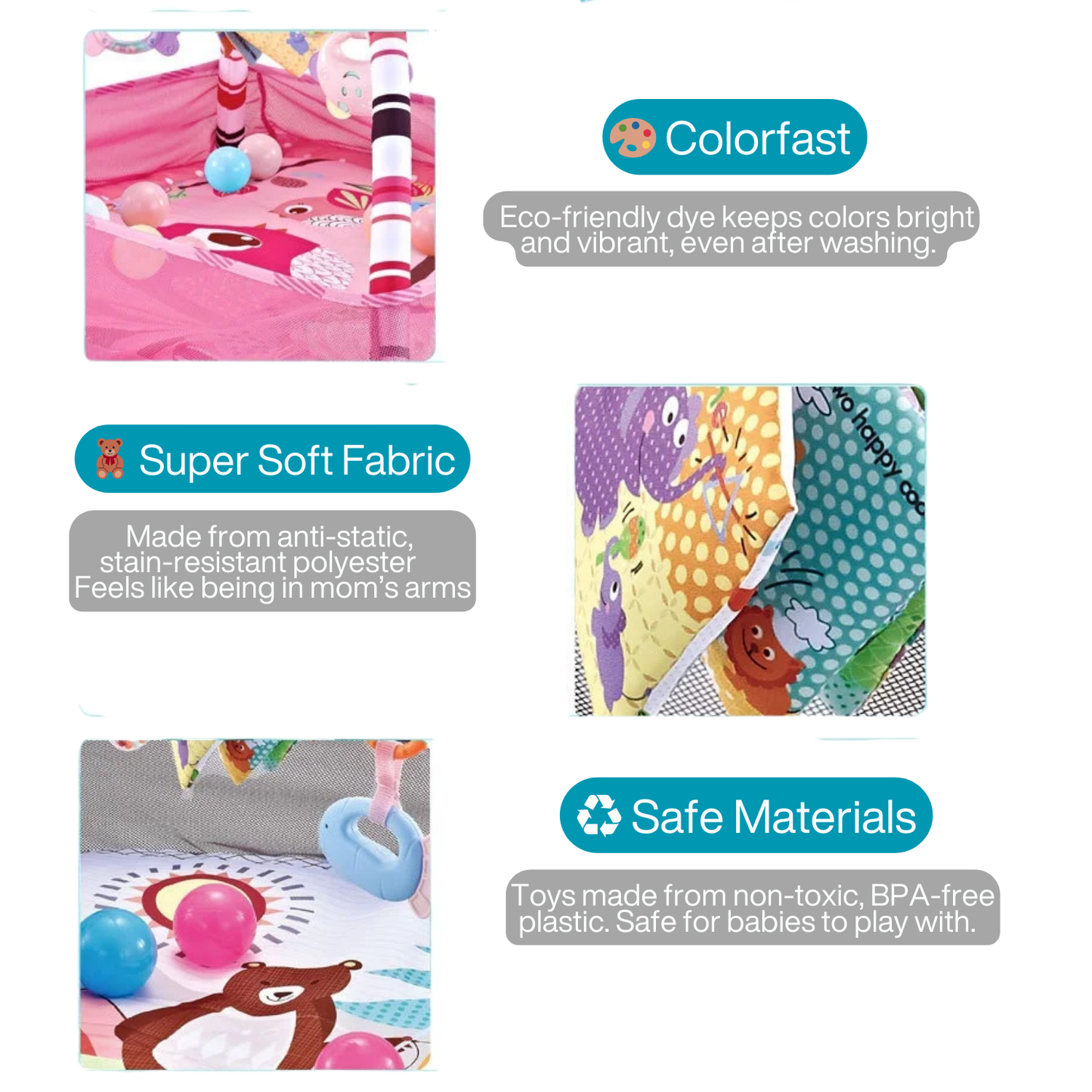 Baby Bliss™ Play Mat & Sensory Gym