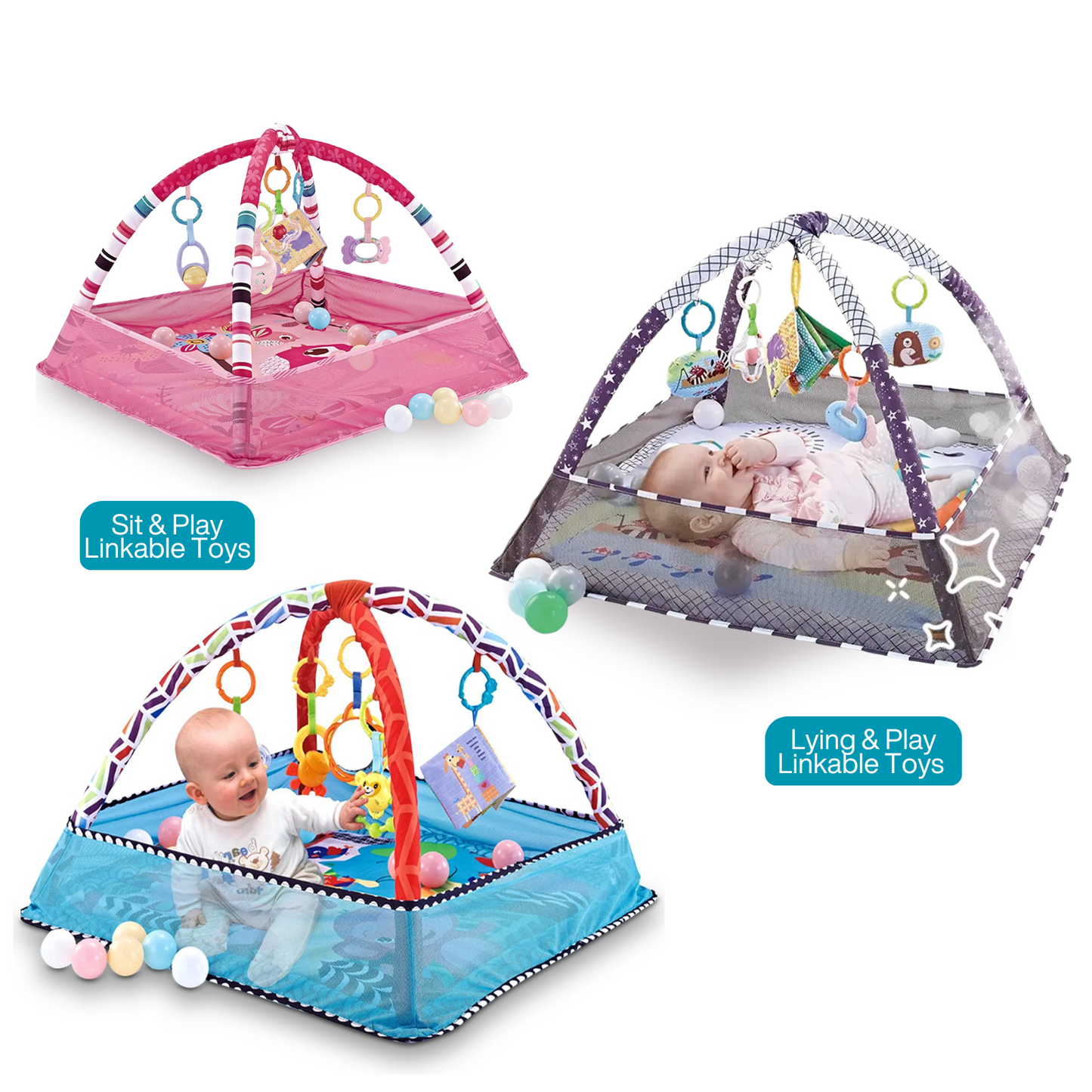 Baby Bliss™ Play Mat & Sensory Gym