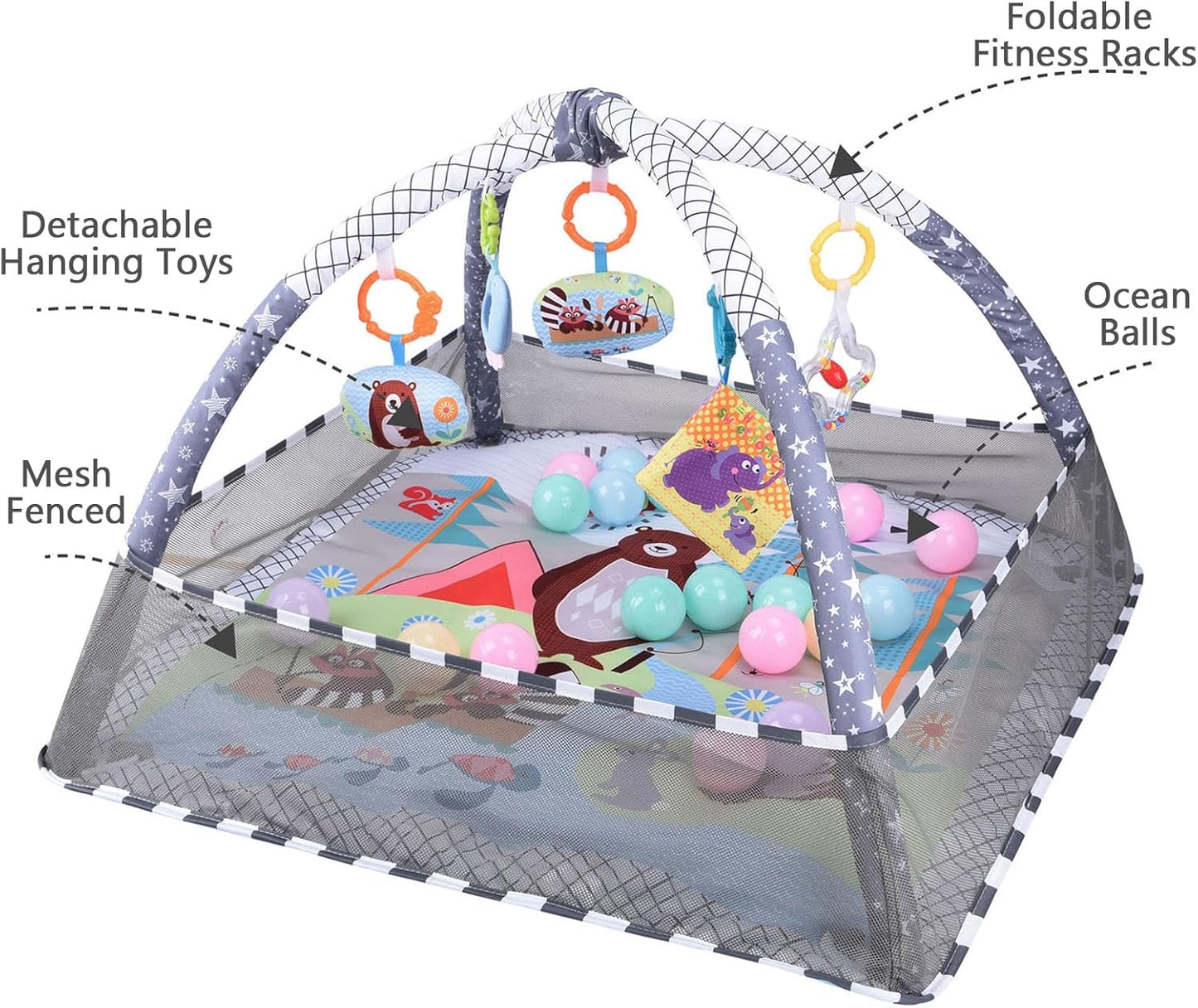 Baby Bliss™ Play Mat & Sensory Gym