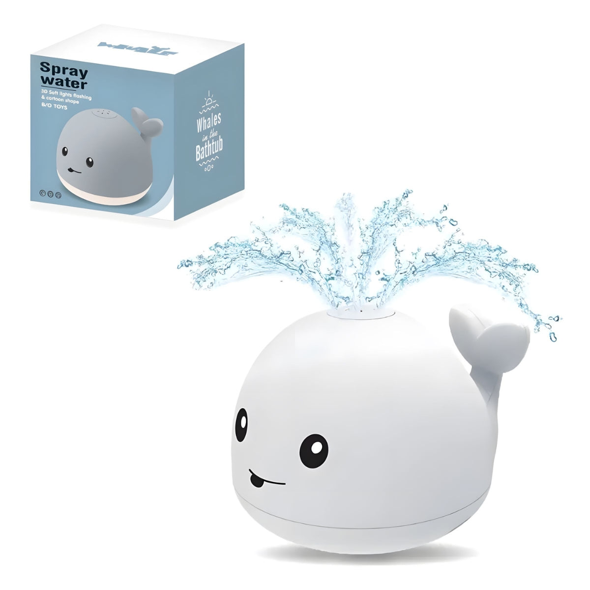 Bath Toy Glow Whale