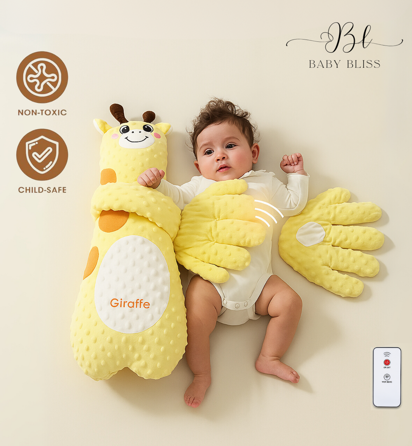 HuggyPal™ - Soothing Patting Pillow