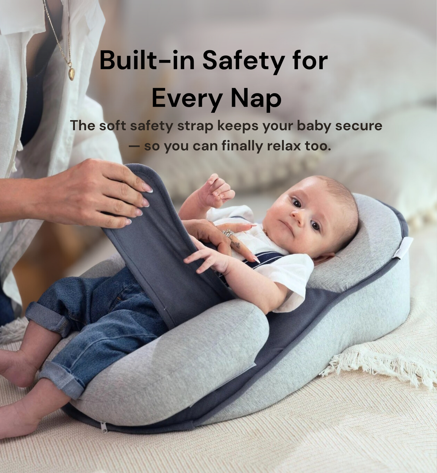 BabyBliss™️ Nest – Anti-Reflux & Flat Head Prevention