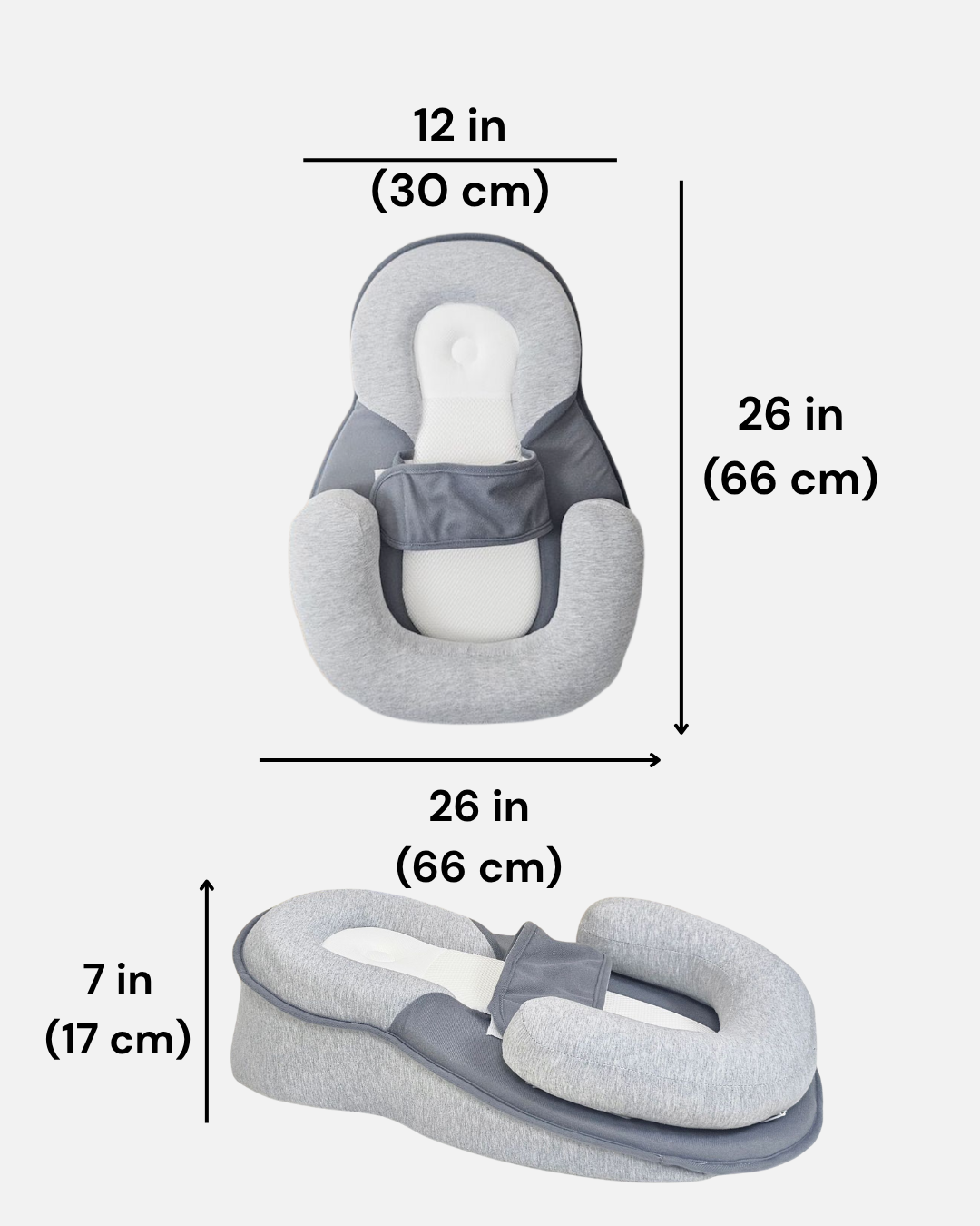 BabyBliss™️ Nest – Anti-Reflux & Flat Head Prevention
