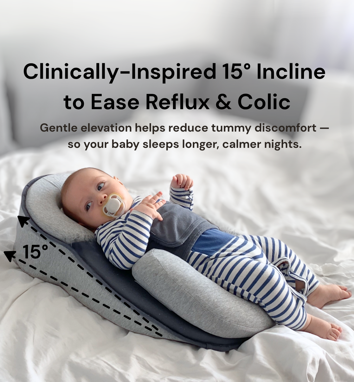 BabyBliss™️ Nest – Anti-Reflux & Flat Head Prevention