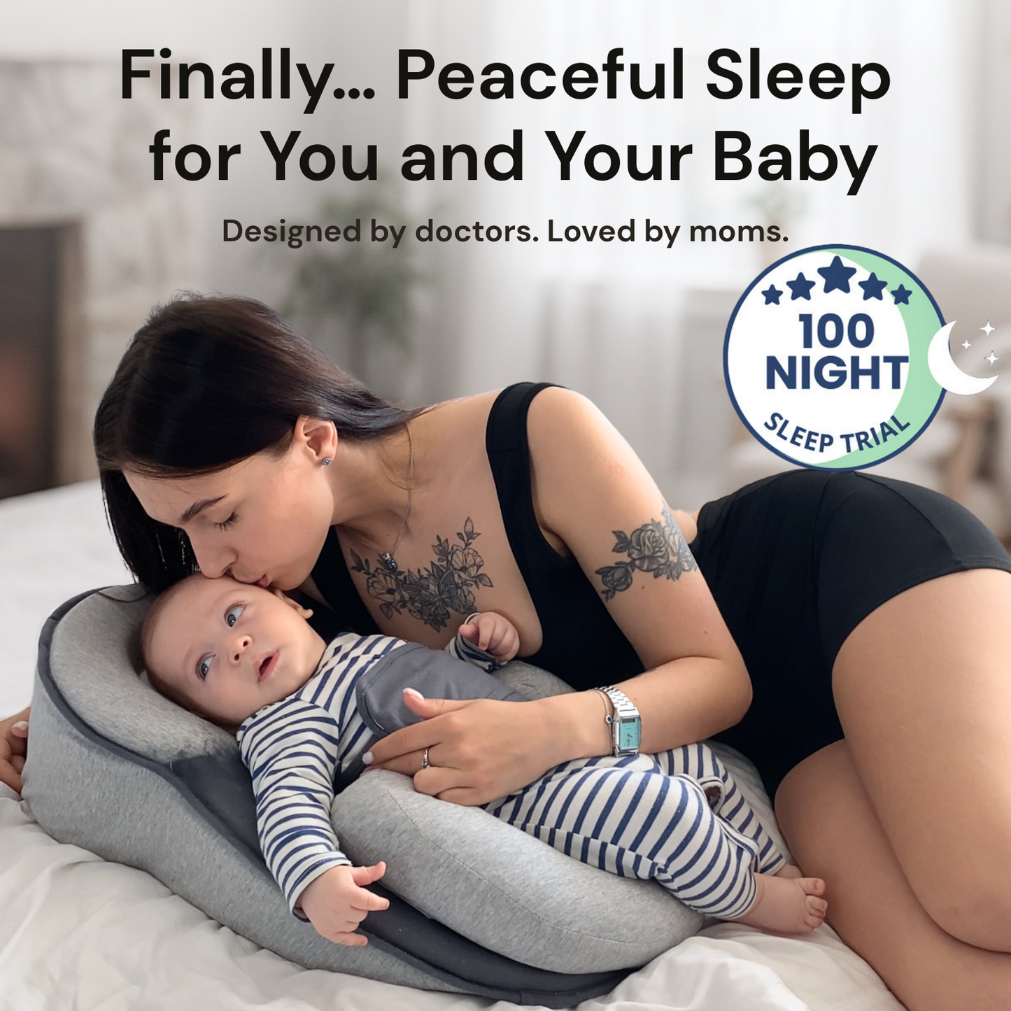 BabyBliss™️ Nest – Anti-Reflux & Flat Head Prevention