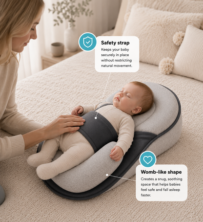 BabyBliss™️ Nest – Anti-Reflux & Flat Head Prevention
