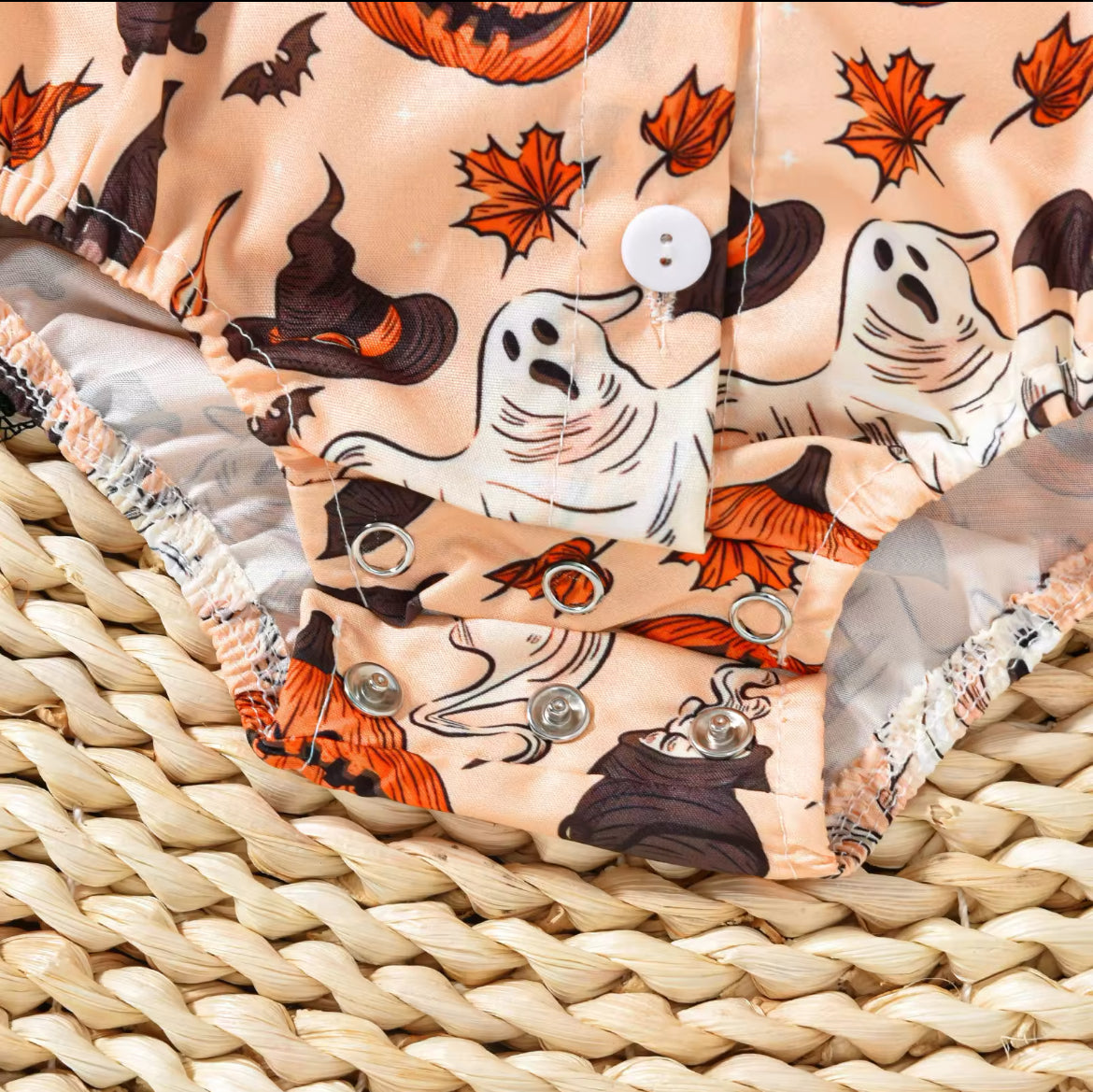 Baby Pumpkin Halloween Bodysuit