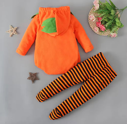 Pumpkin Halloween Romper