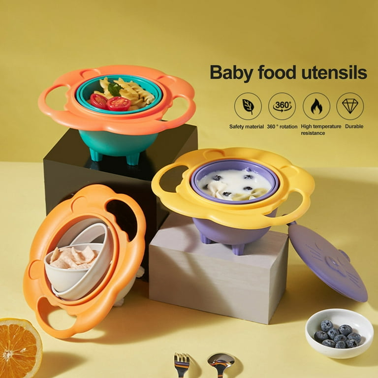 Spill-Proof Baby Bowl 360°