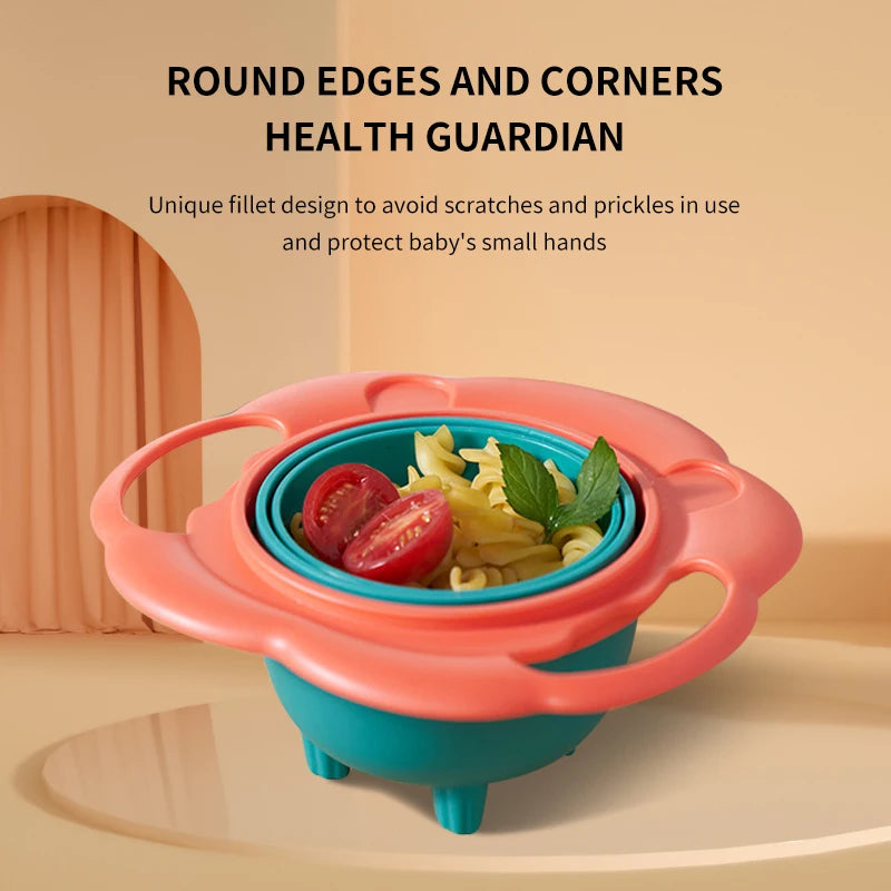 Spill-Proof Baby Bowl 360°