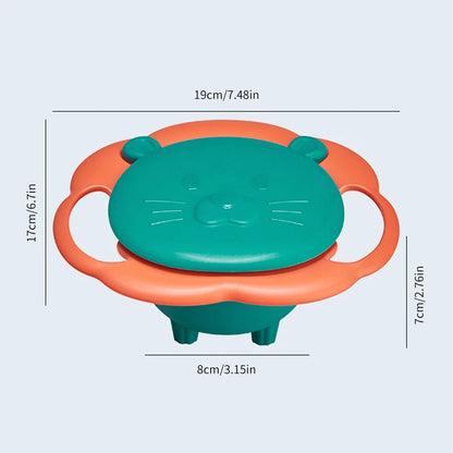 Spill-Proof Baby Bowl 360°