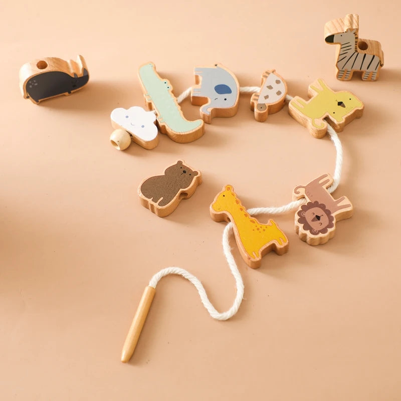 Montessori Toy Wooden Animal Toy