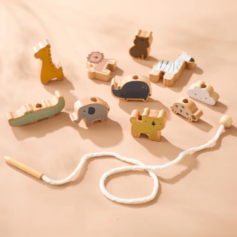 Montessori Toy Wooden Animal Toy