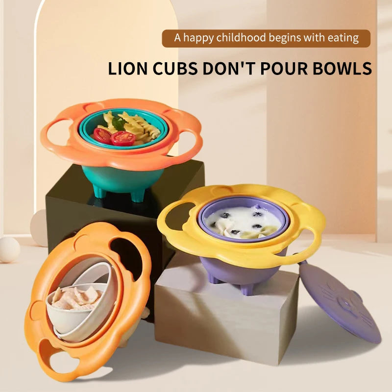 Spill-Proof Baby Bowl 360°