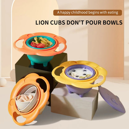 Spill-Proof Baby Bowl 360°