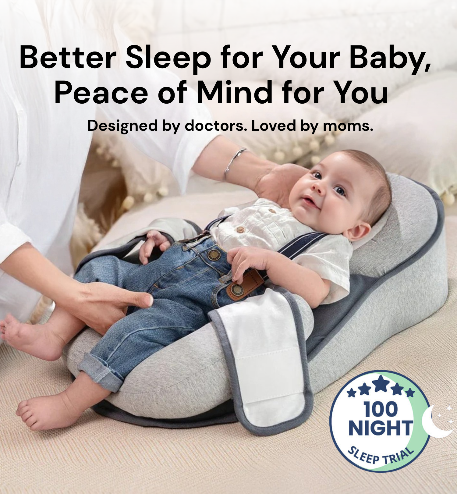 BabyBliss™ Nest — Calm Sleep Without Colic & Reflux