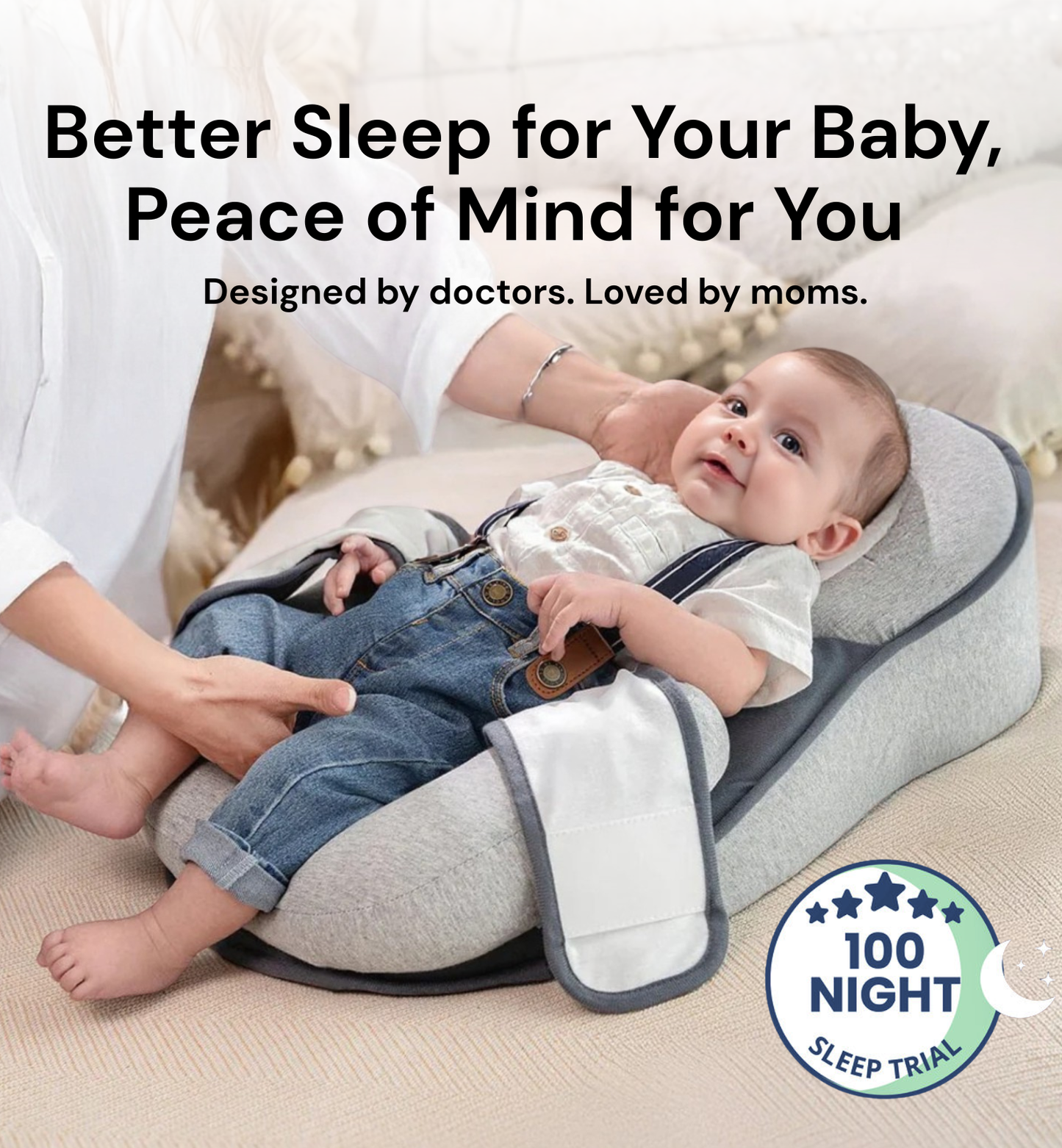 BabyBliss™ Nest — Calm Sleep Without Colic & Reflux