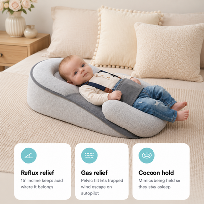 BabyBliss™️ Nest – Anti-Reflux & Flat Head Prevention