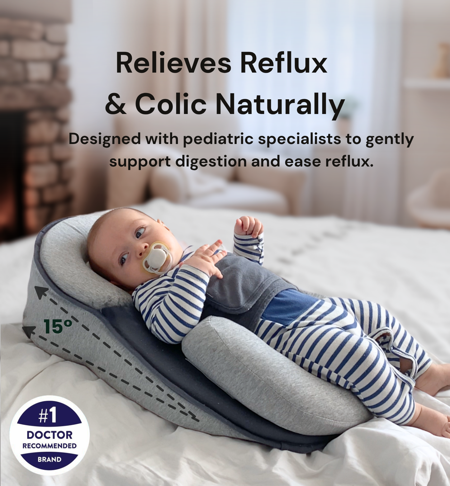 BabyBliss™️ Nest – Anti-Reflux & Flat Head Prevention